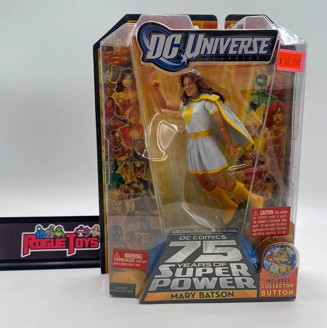 Mattel Dc Universe Classics 75Th Anniversary Mary Batson W/ Collector Button 1