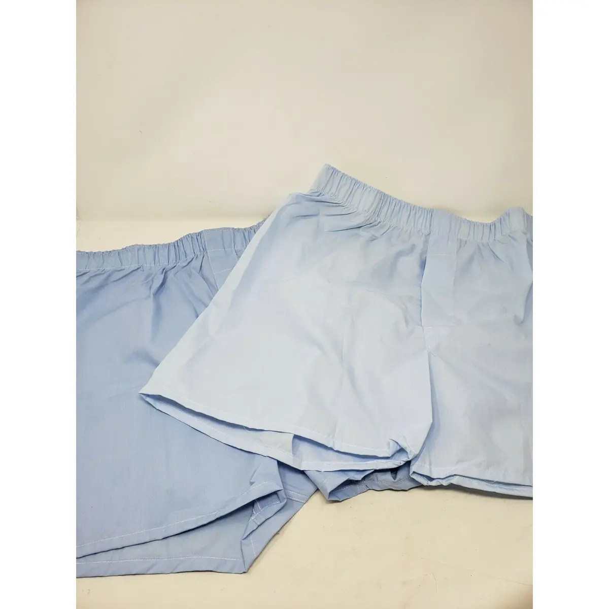 Vintage Manhattan Drop Seat Boxers Shorts Underwear Poly Cotton Mens 36 Usa Blue 1