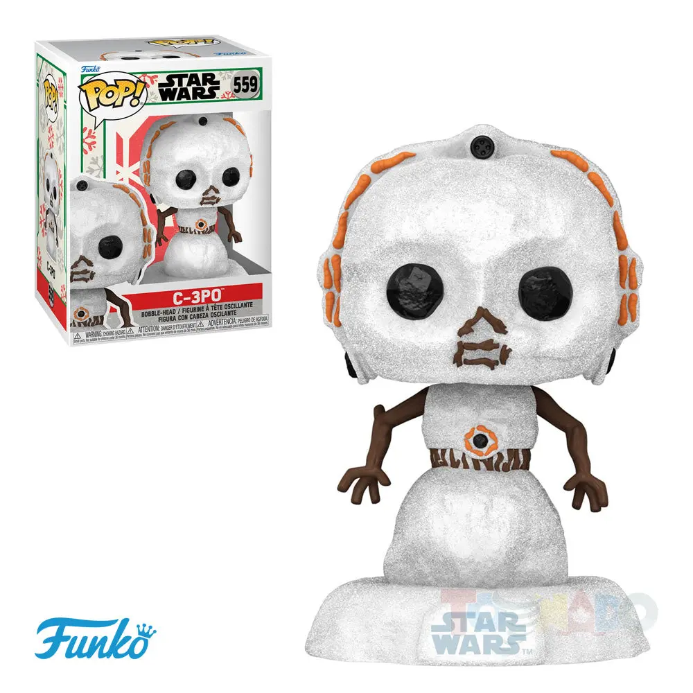 Funko Pop! Star Wars #559 - Holiday - C-3Po Snowman Vinyl Figure (64335) 1