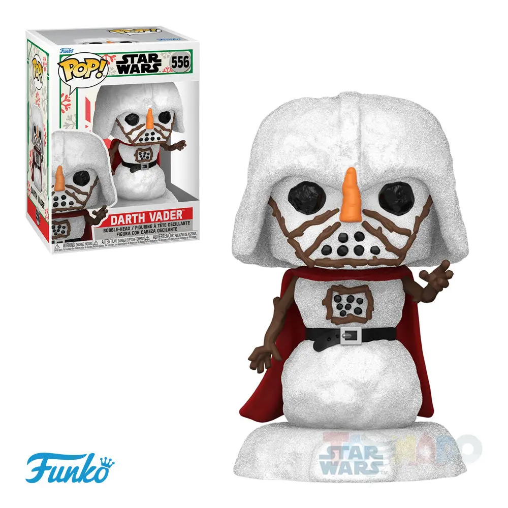Funko Pop! Star Wars #559 - Holiday - Darth Vader Snowman Vinyl Figure (64336) Low Stock 1
