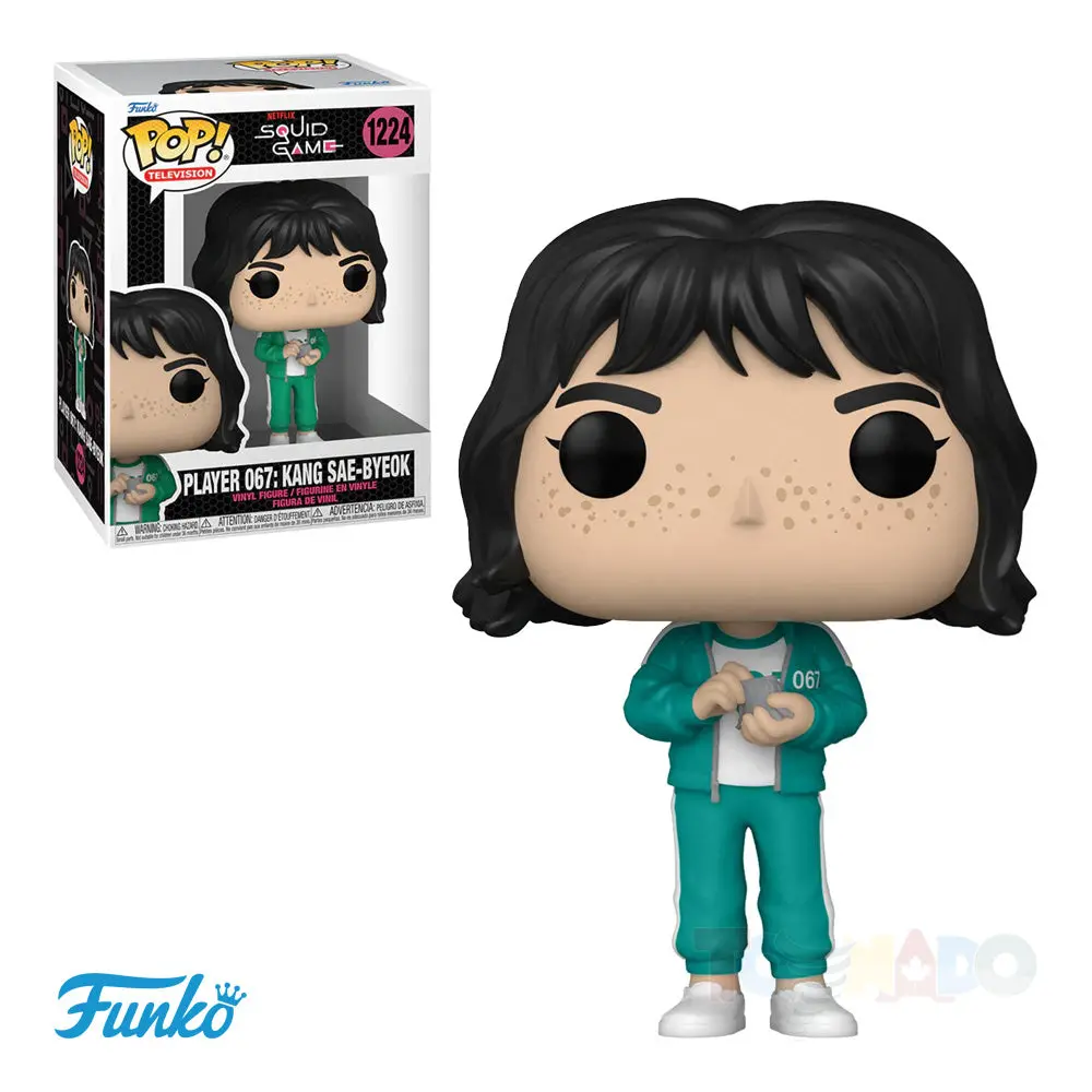 Funko Pop! Television #1224 - Squid Game - Player 067: Kang Sae-Byeok Vinyl Figure (64797) 1