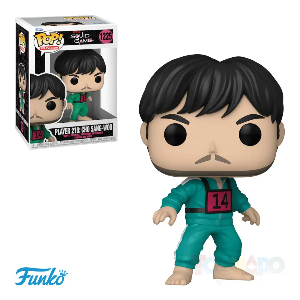 Funko Pop! Television #1225 - Squid Game - Player 218: Cho Sang-Woo Vinyl Figure (64798) 1