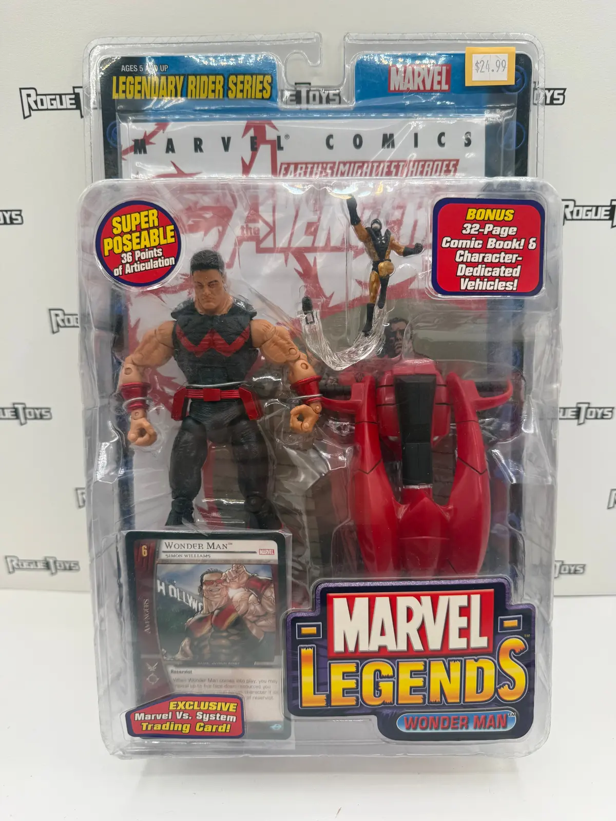 Toybiz Marvel Legends Legendary Rider Series Wonder Man 1