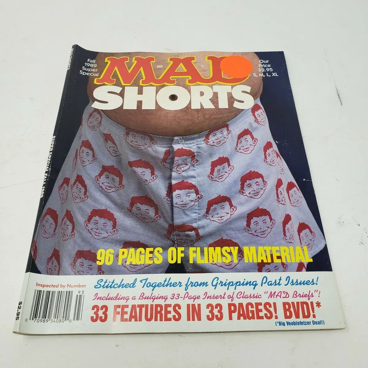 Mad Magazine Shorts Briefs Super Special Fall 1989 Vintage Features Underwear 1
