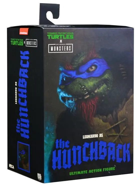 Neca Universal Monsters Vs Tmnt - Leonardo As Hunchback Ultimate Action Figure (54186) 1