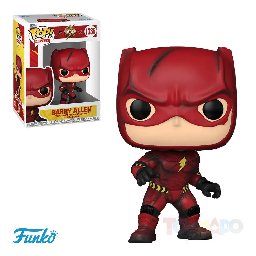Funko Pop! Movies #1336 - The Flash (2023) - Barry Allen (Red Suit) Vinyl Figure (65595) 1