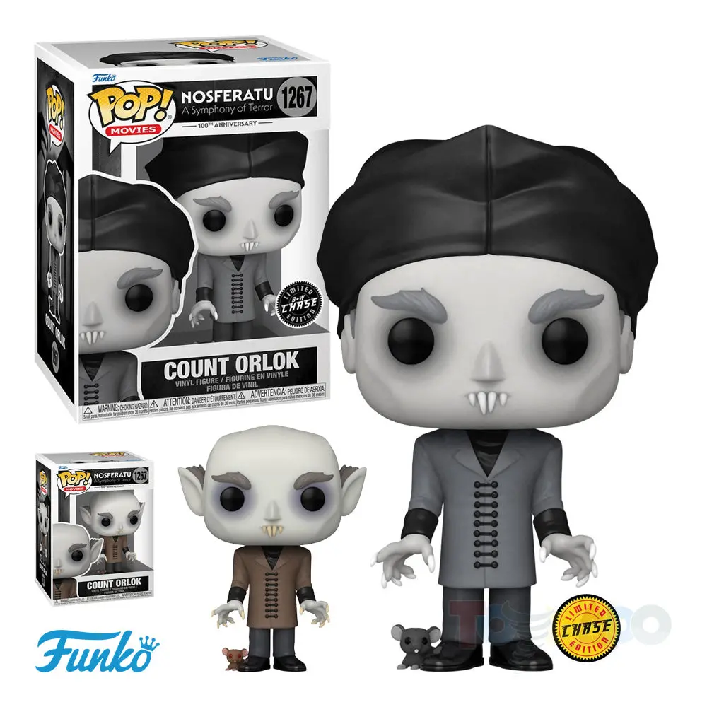 Funko Pop! Movies #1267 - Nosferatu: A Symphony Of Terror - Count Orlok With Chase 2-Pack (65617) Last One! 1