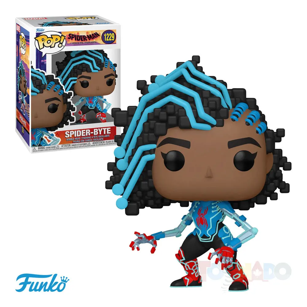 Funko Pop! Marvel #1229 - Spider-Man: Across The Spider-Verse - Spider-Byte Vinyl Figure (65728) 1