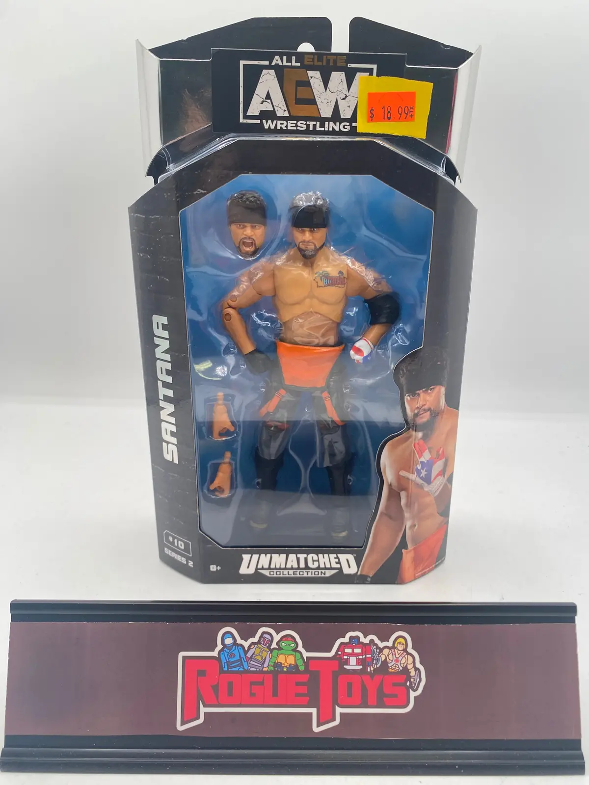 Jazwares Aew Unmatched Series 2 Santana #10 1