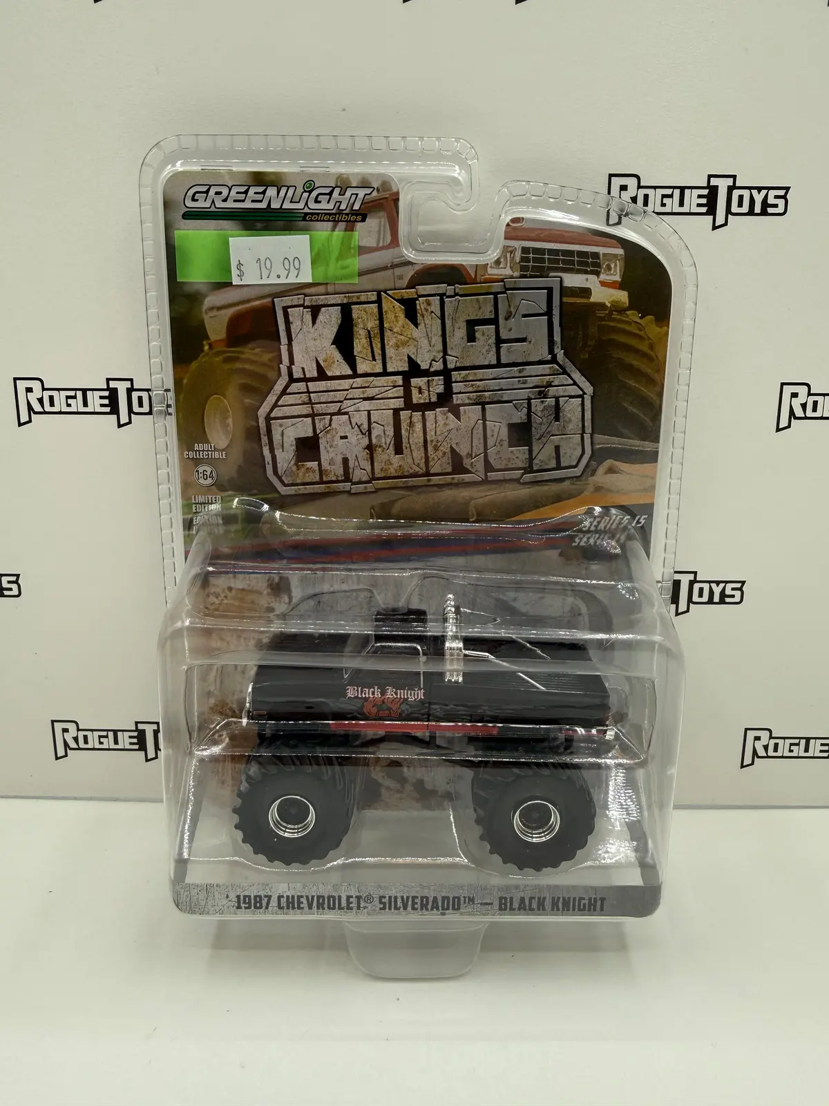 Greenlight Collectibles Kings Of Crunch 1987 Chevrolet Silverado - Black Knight 1
