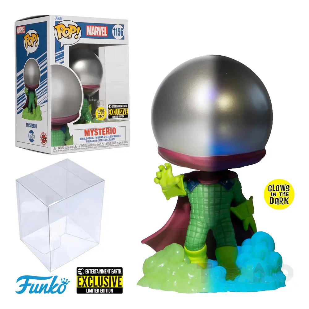 Funko Pop! Marvel #1156 - Marvel Mysterio 616 (Glow-In-The-Dark) Exclusive Vinyl Figure (66637) Low Stock 1