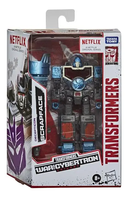 Transformers - War For Cybertron Trilogy Netflix Series Edition - Decepticon Scrapface Action Figure (E9506) Last One! 1