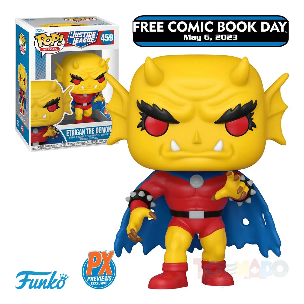Funko Pop! Heroes #459 - Dc Comics - Etrigan The Demon (Fcbd 2023) Px Vinyl Figure (66826) 1