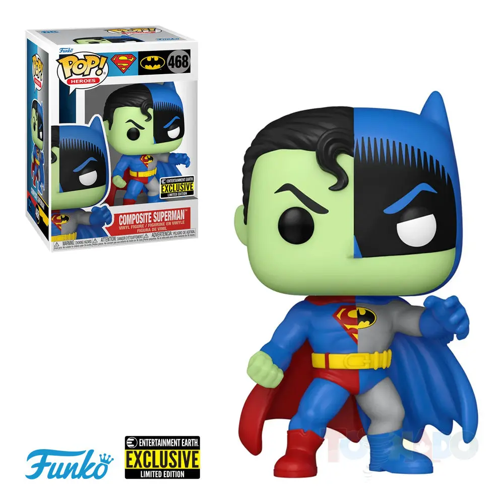 Funko Pop! Heroes #468 - Dc Comics - Composite Superman (Ee Exclusive) Vinyl Figure (66827) Low Stock 1