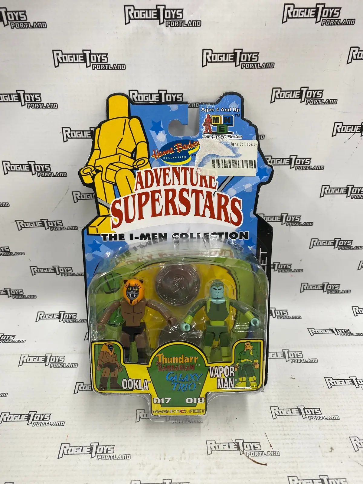 I-Men Adventure Superstars Thundarr The Barbarian/Galaxy Trio Ookla 017 & Vapor Man 018 1