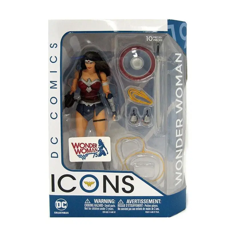Dc Collectibles - Dc Comics Icons 19 - Wonder Woman (The Amazo Virus) Action Figure Low Stock 1