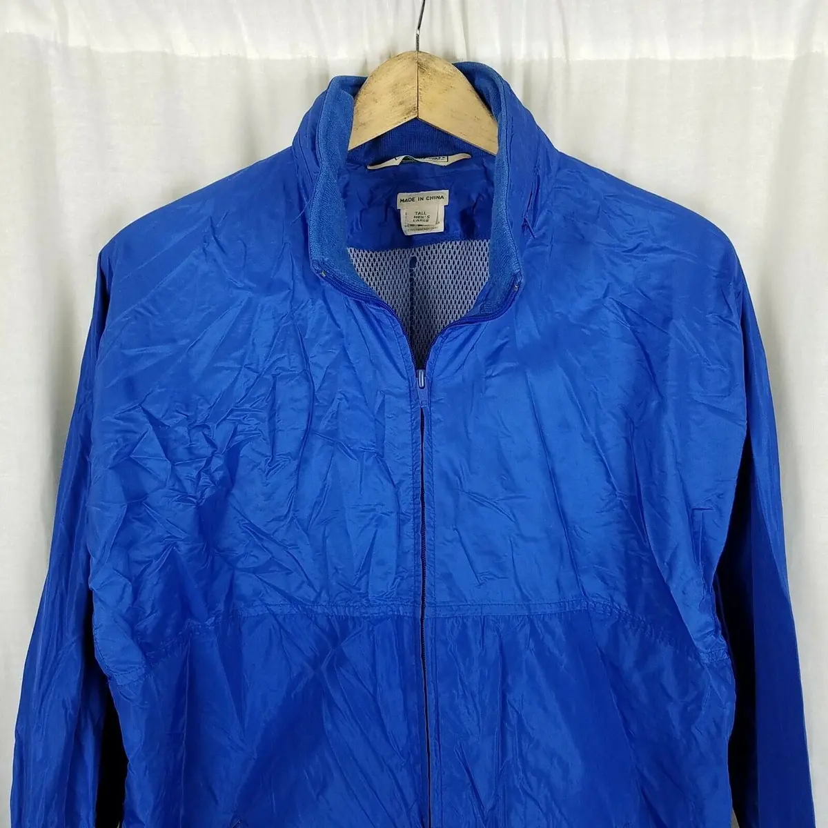 Vintage Ll Bean Nylon Anorak Packable Jacket Windbreaker Mens Lt 70S Mesh Lined 1