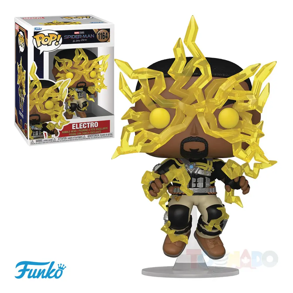 Funko Pop! Marvel #1164 - Spider-Man: No Way Home - Electro (Finale) Vinyl Figure (67604) 1
