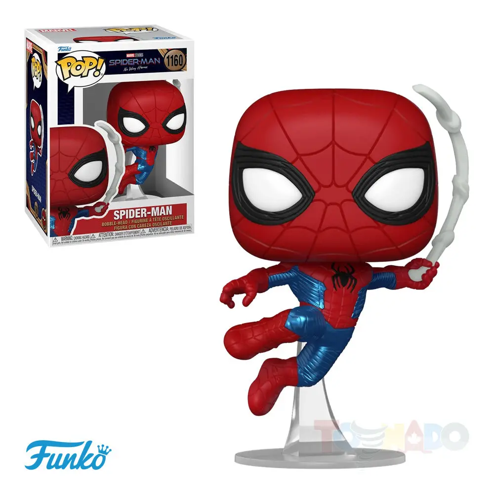 Funko Pop! Marvel #1160 - Spider-Man: No Way Home - Spider-Man (Finale Suit) Vinyl Figure (67610) 1