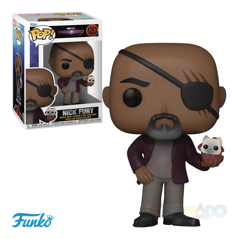 Funko Pop! Marvel - The Marvels #1253 - Nick Fury Vinyl Figure (67640) 1
