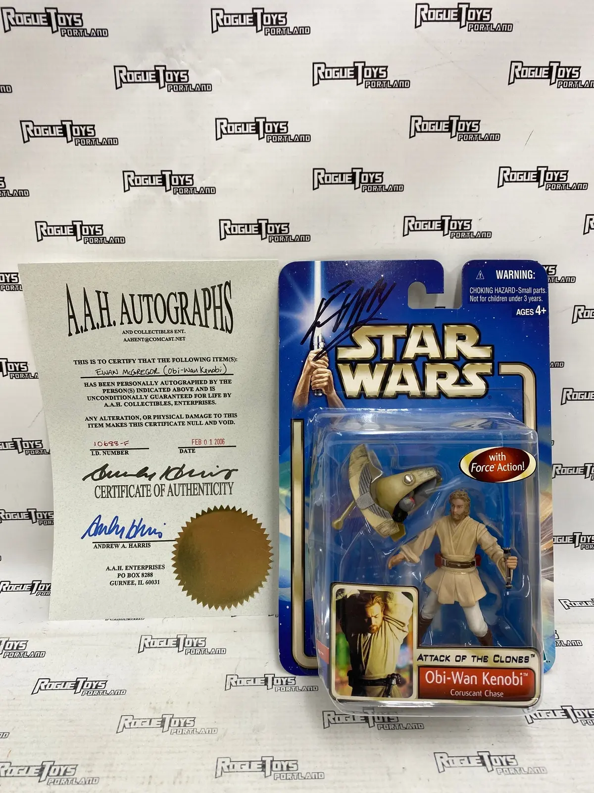 Autographed Star Wars Attack Of The Clones Obi-Wan Kenobi 1