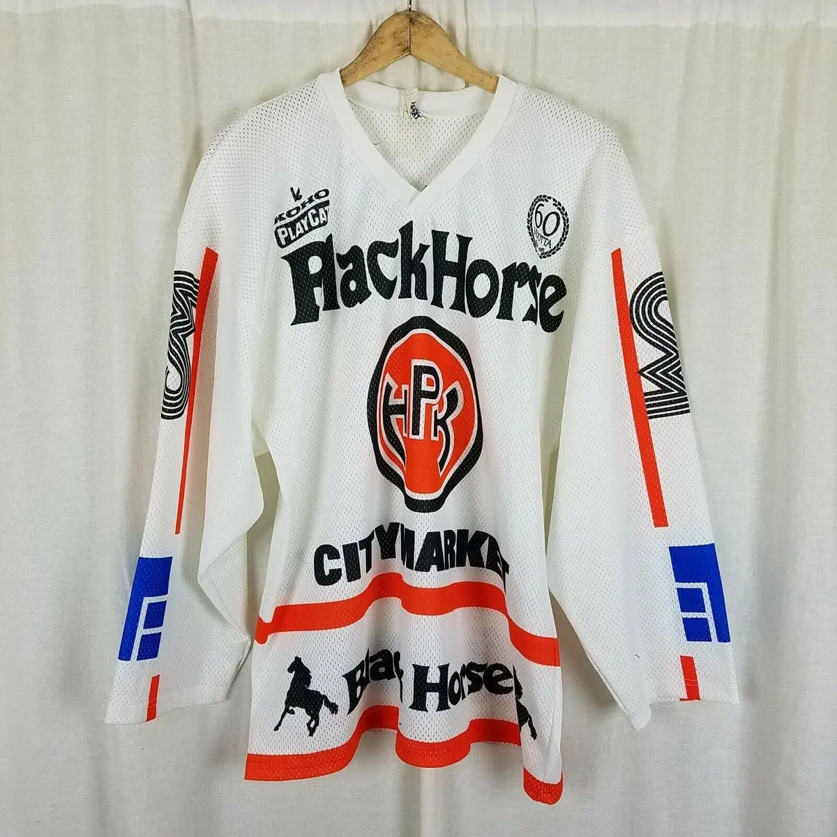 Koho Playcat Chp Black Horse Citymarket Hockey Jersey Joanne Mens 60 Vuotta 1