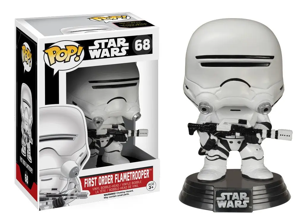Funko Pop! Star Wars #68 - First Order Flametrooper Vinyl Bobble-Head Figure 1