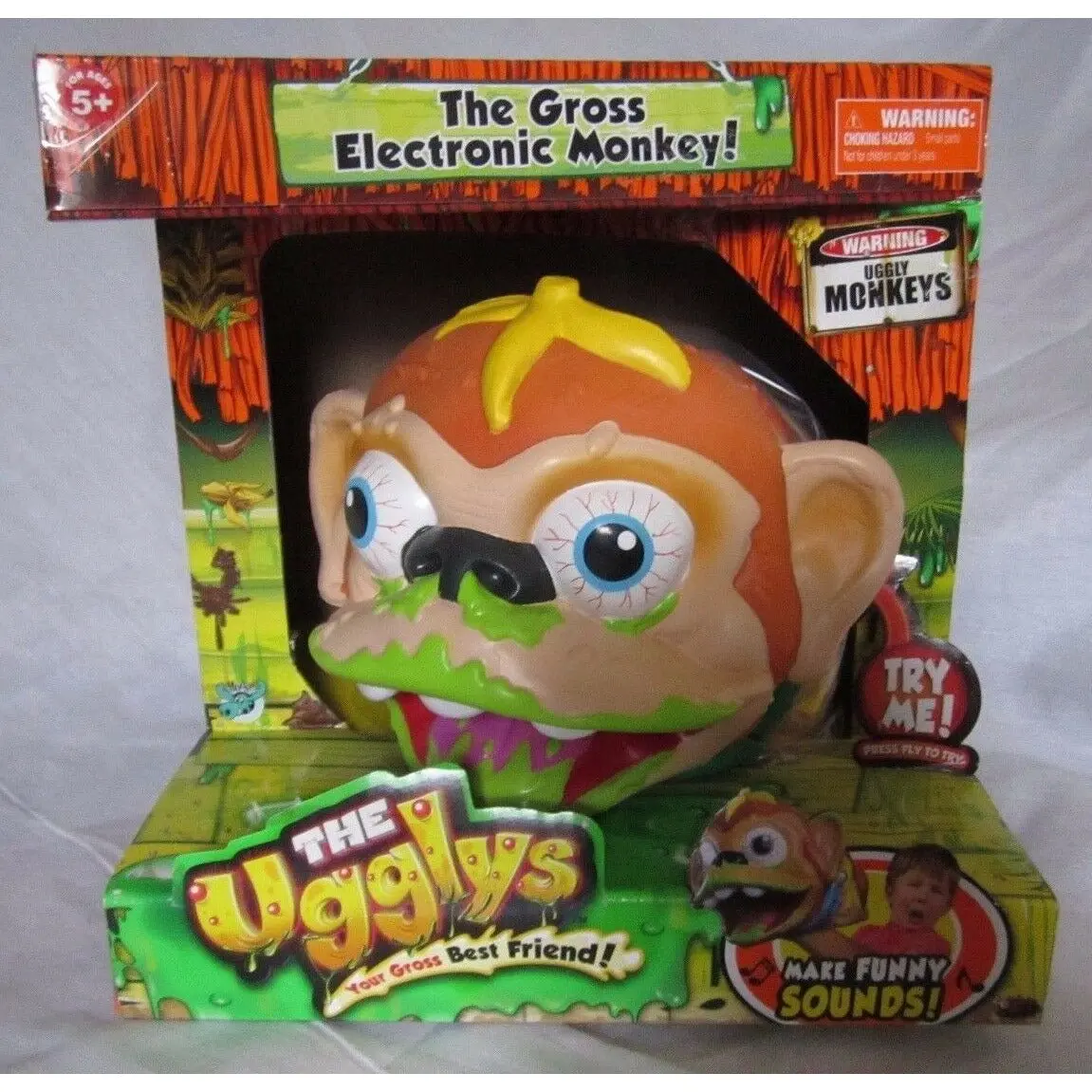 The Ugglys Gross Best Friend Electronic Talking Sounds Ugly Monkey Hand Puppet 1