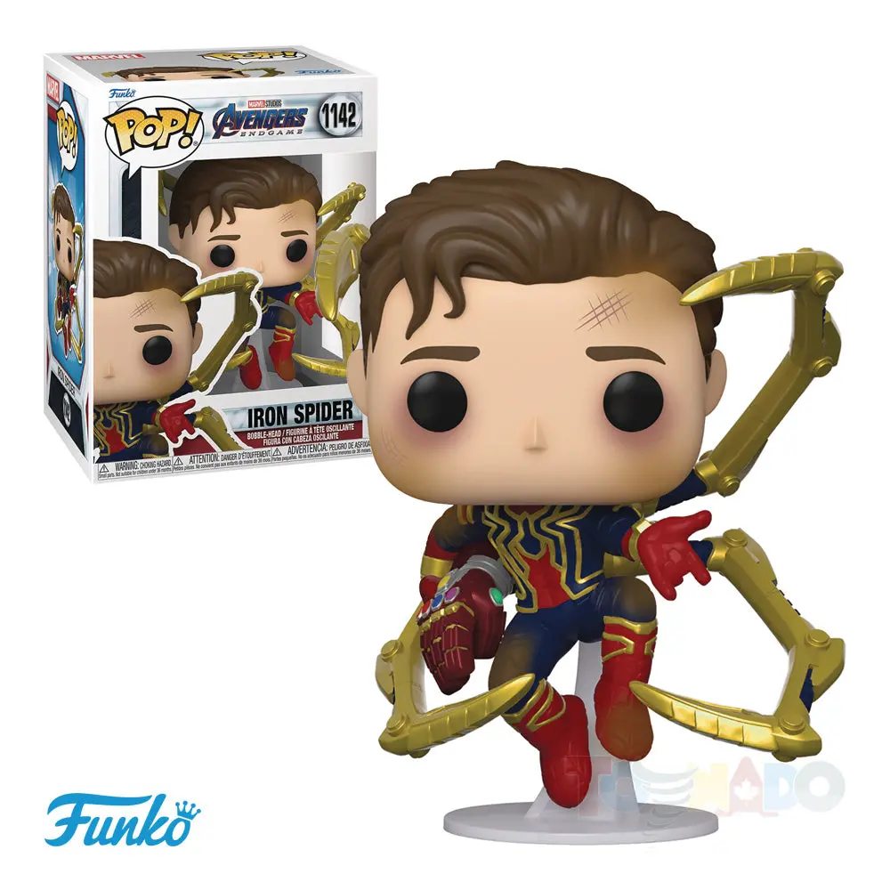 Funko Pop! Marvel #1142 - Avengers: Endgame - Iron Spider (Unmasked) Exclusive Vinyl Figure (68253) 1