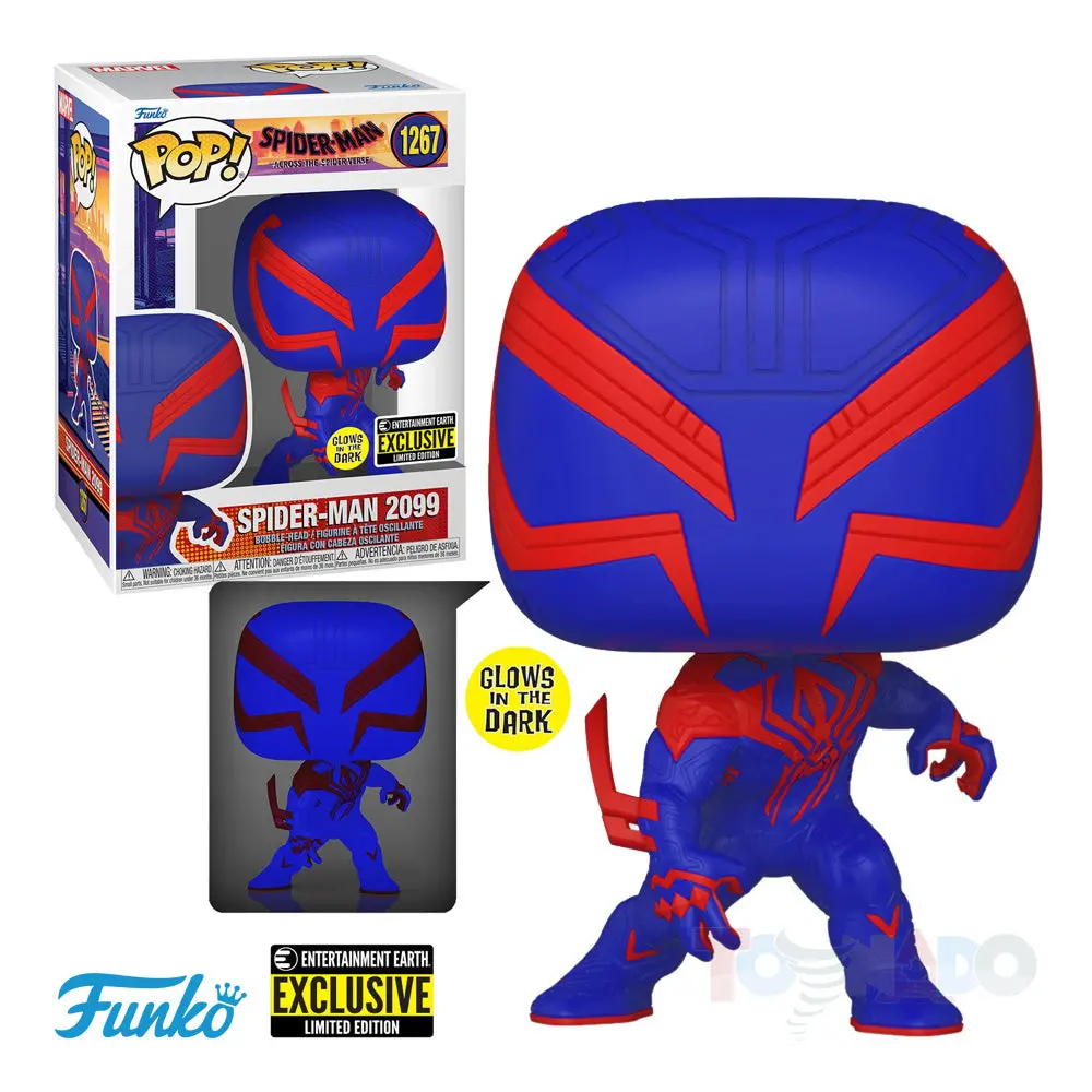 Funko Pop! Marvel #1267 - Spider-Man: Across The Spider-Verse - Spider-Man 2099 (G-I-T-D) Vinyl Figure (68370) Low Stock 1