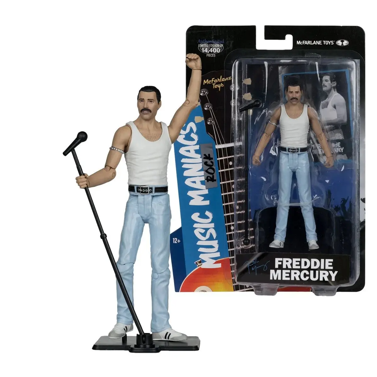 Music Maniacs: Rock - Queen - Freddie Mercury Limited Edition 6-Inch Action Figure (14206) 1