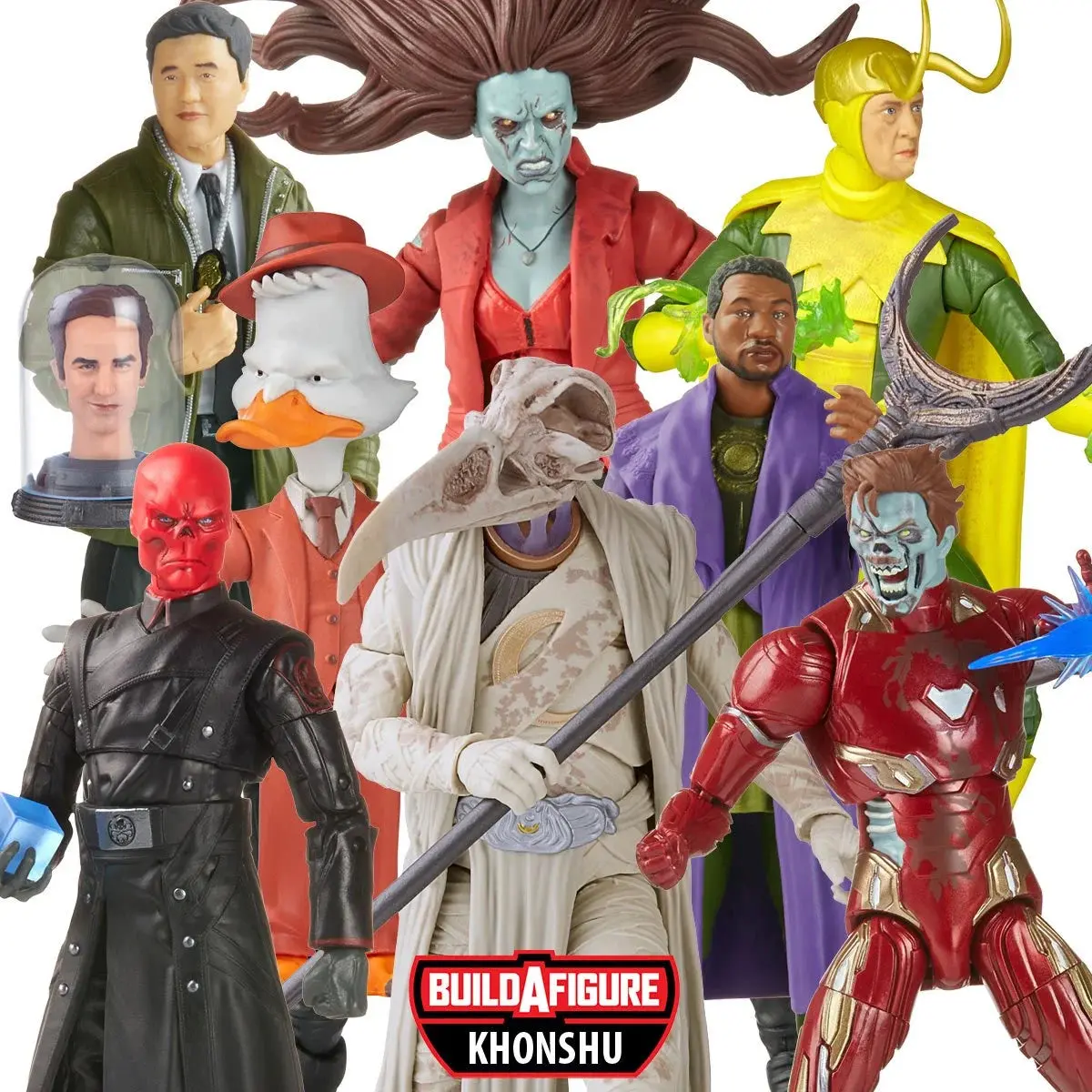 Marvel Legends Series - Khonshu Baf - 7-Pack Action Figure Set (F3486a) Low Stock 1