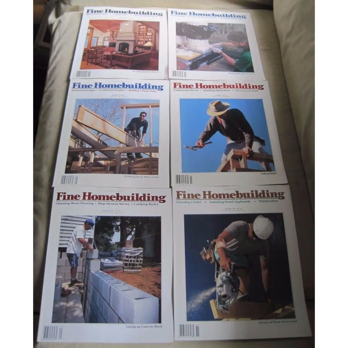Fine Homebuilding Back Issues Magazines Lot Of 6 Entire Year 1997 Diy Remodeling 1
