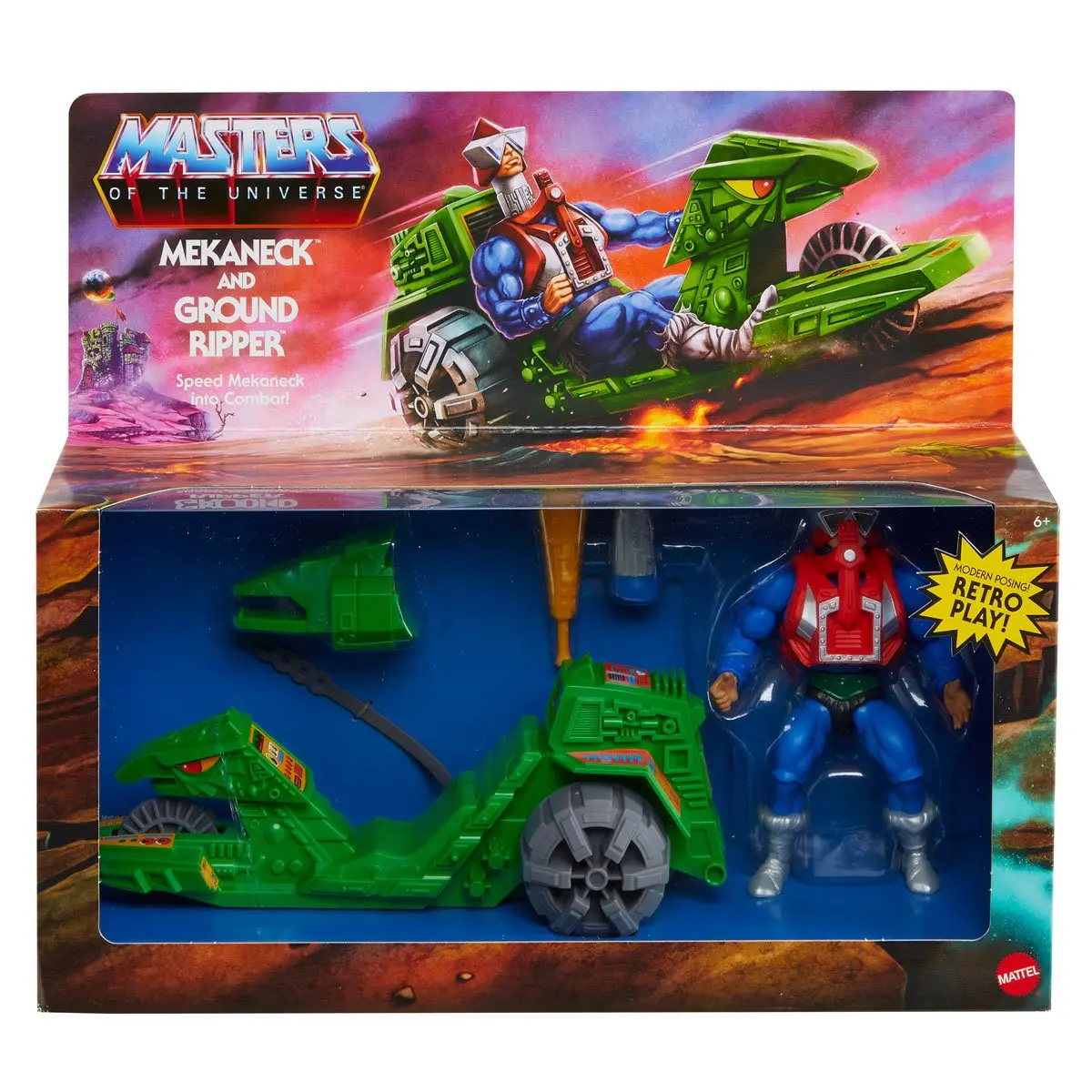 Masters Of The Universe: Origins - Ground Ripper & Mekaneck Action Figure Set (Hkm62) Motu Low Stock 1