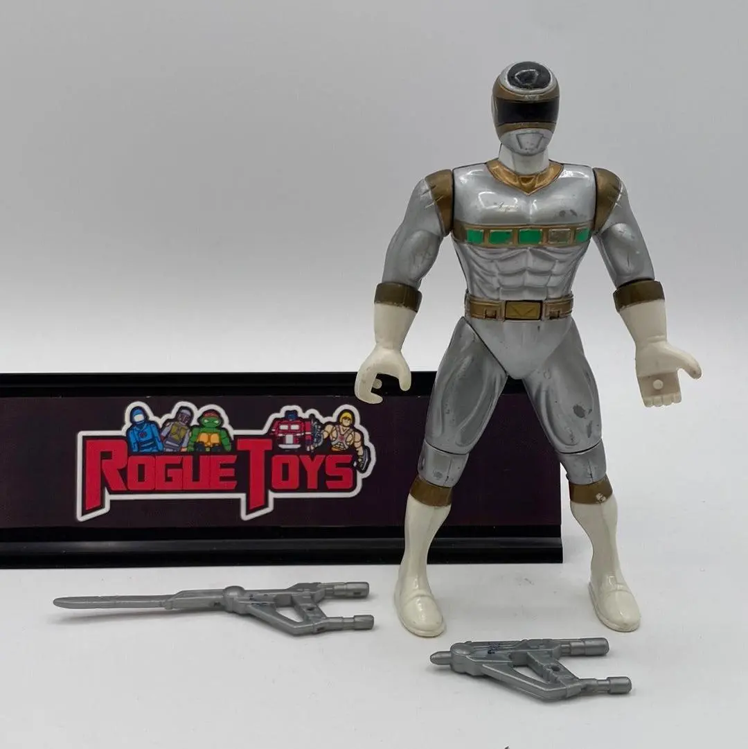 Bandai 1998 Power Rangers In Space Silver Mega Launching Power Ranger 1