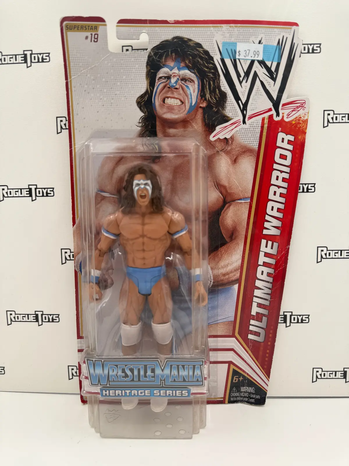 Mattel Wwe Basic Series 16 #19 Ultimate Warrior (Wrestlemania Heritage) 1
