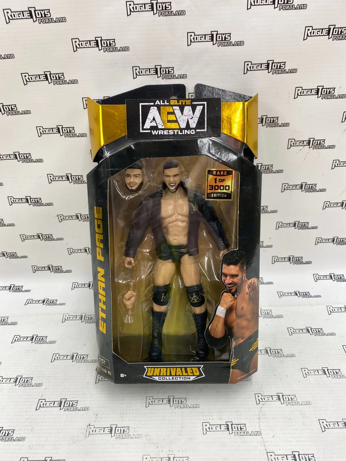 Aew Unrivaled Collection Series 15 Ethan Page (Rare 1 Of 3000) 1