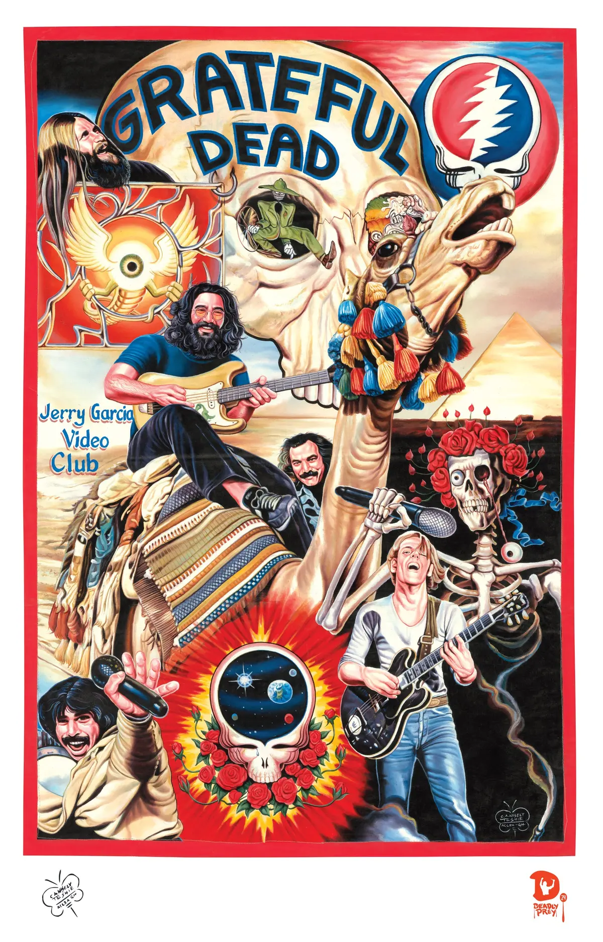 Grateful Dead (High Quality Print) - C.A. Wisely 1