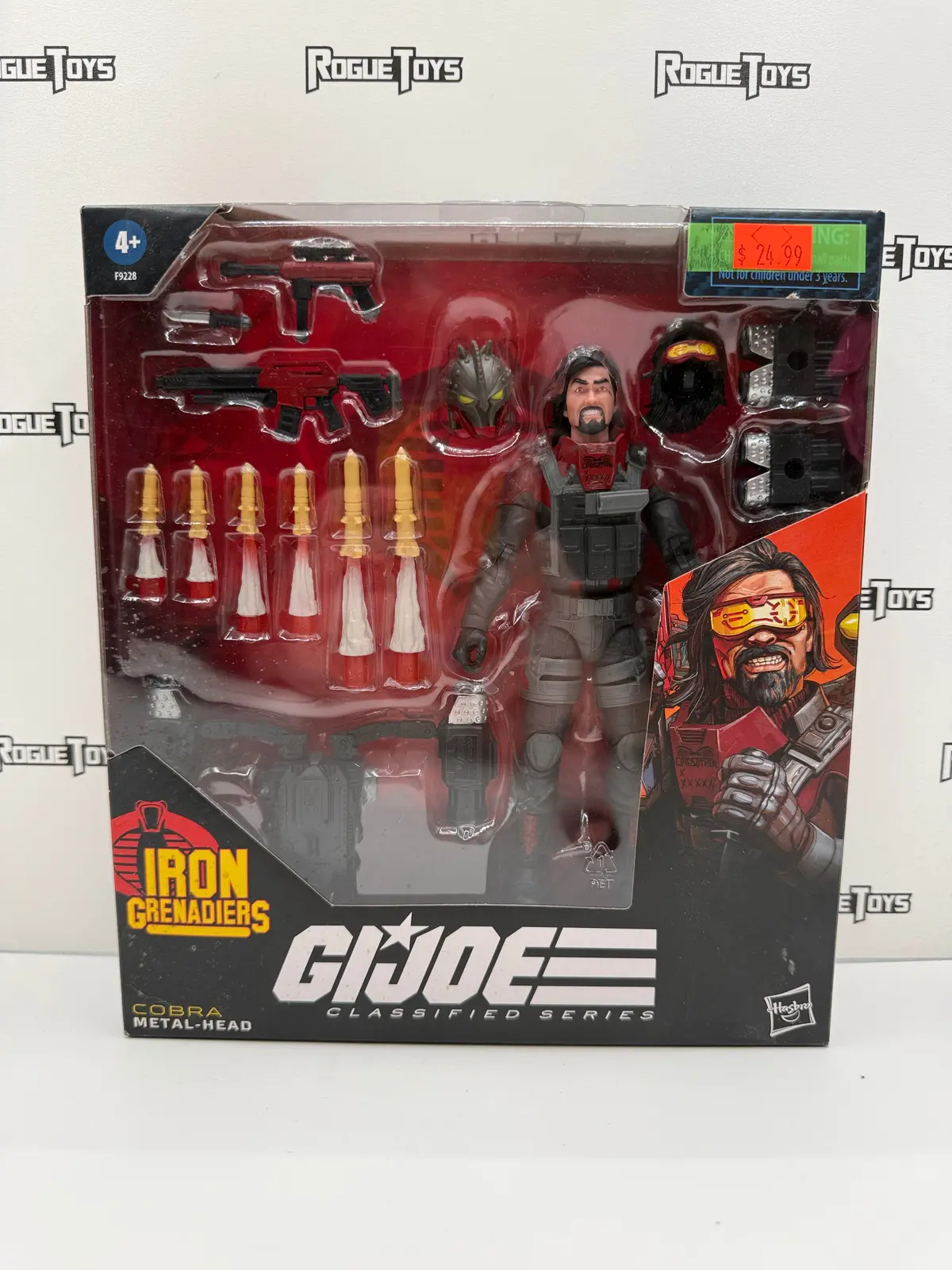 Hasbro G.I. Joe Classified Series Iron Grenadiers Cobra Metal-Head 1
