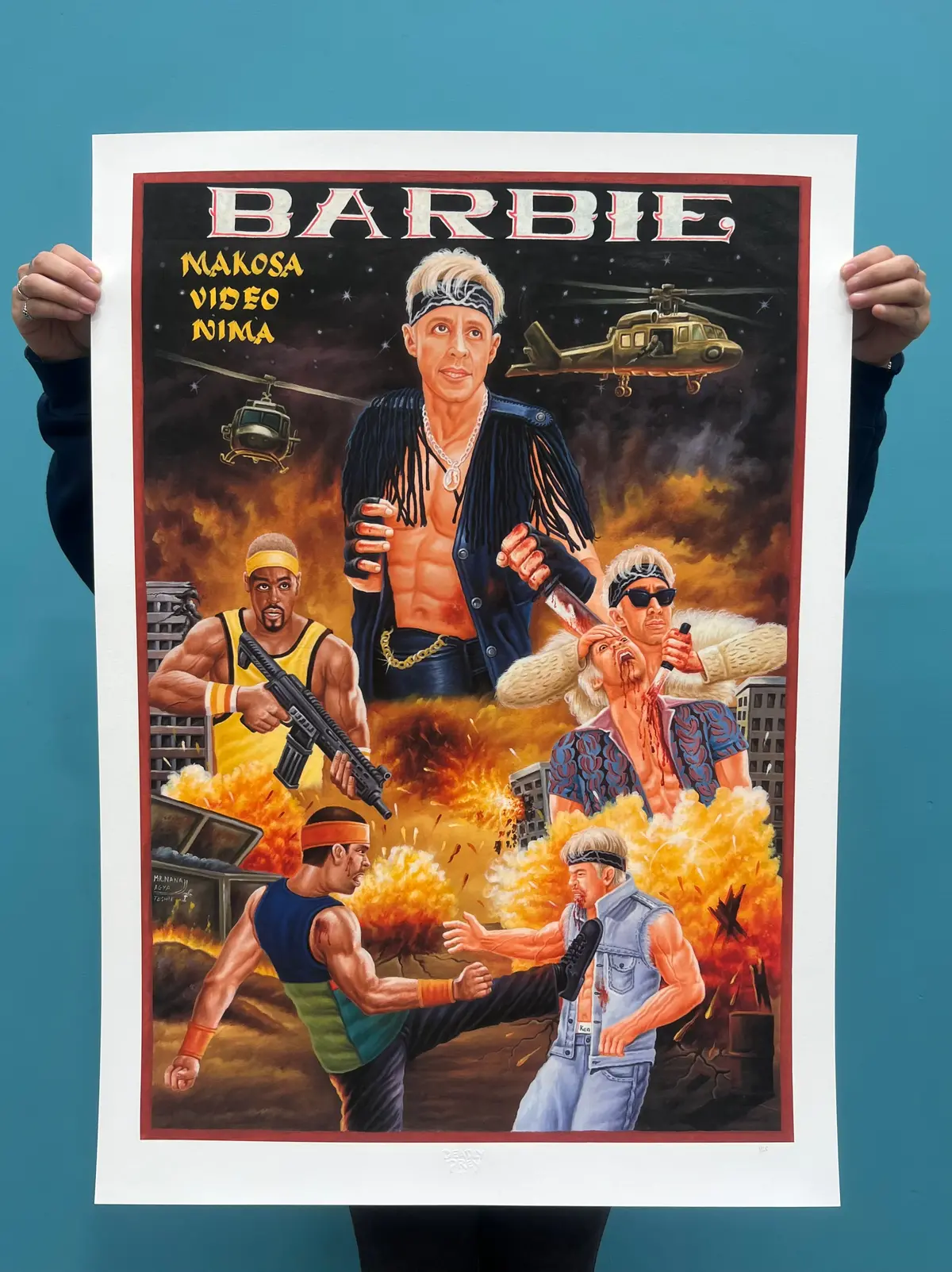Barbie - Limited Edition Archival Giclée Print From Static Medium By Mr. Nana Agyq 1