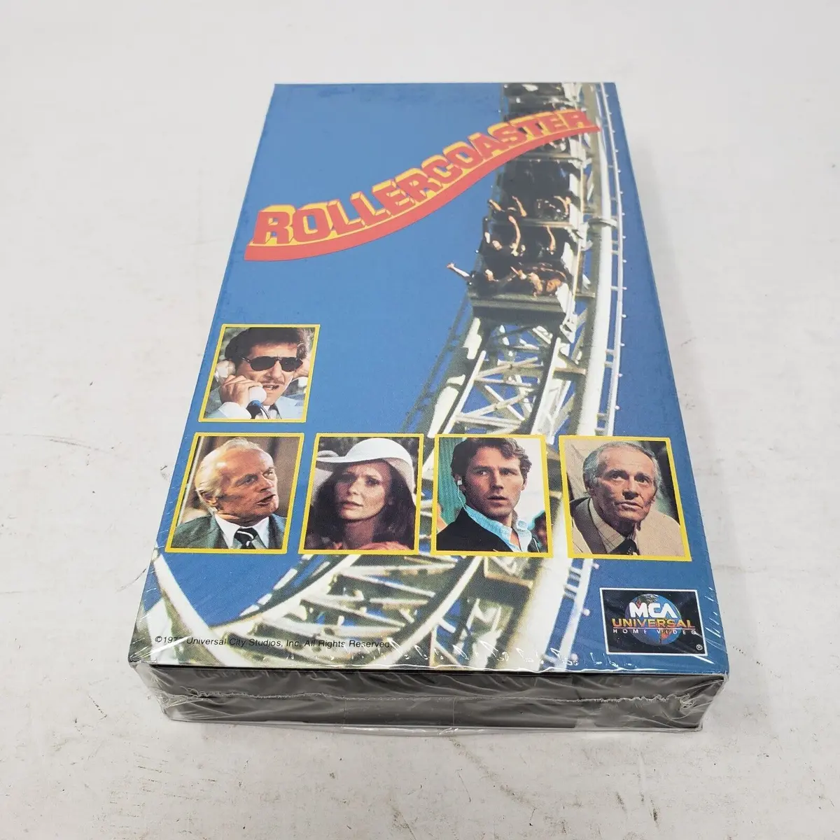 Rollercoaster Vhs Brand New Factory Sealed Watermarks Movie Mca Pg 1977 1