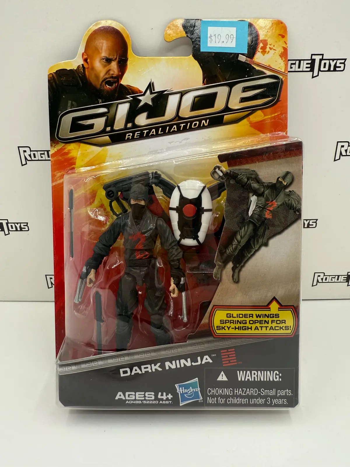 Hasbro G.I. Joe Retaliation Dark Ninja (Glider Wings Spring Open For Sky-High Attacks!) 1