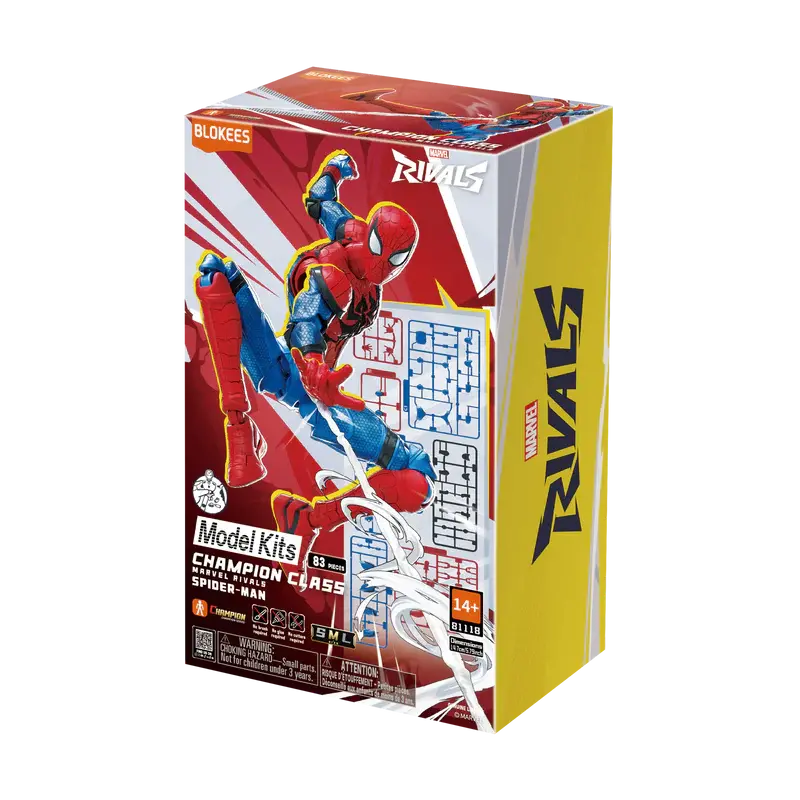 Blokees - Marvel Rivals - Champion Class #06 - Spider-Man Figure Model Kit (81118/53166) 1