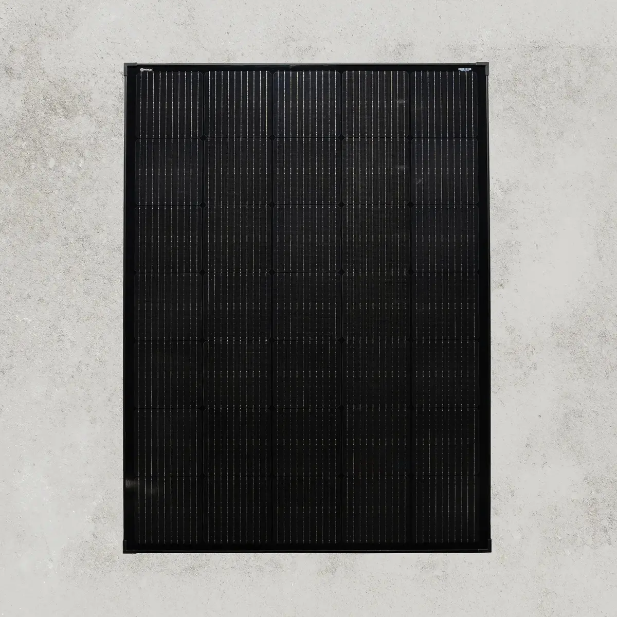 230W 12V Slimline Black Glass Solar Panel (20Mm Frame) 1