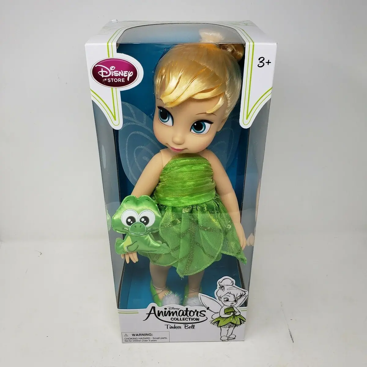 Disney Store Tinkerbell Animator 16" Doll Original Version Steve Thompson Nos 1