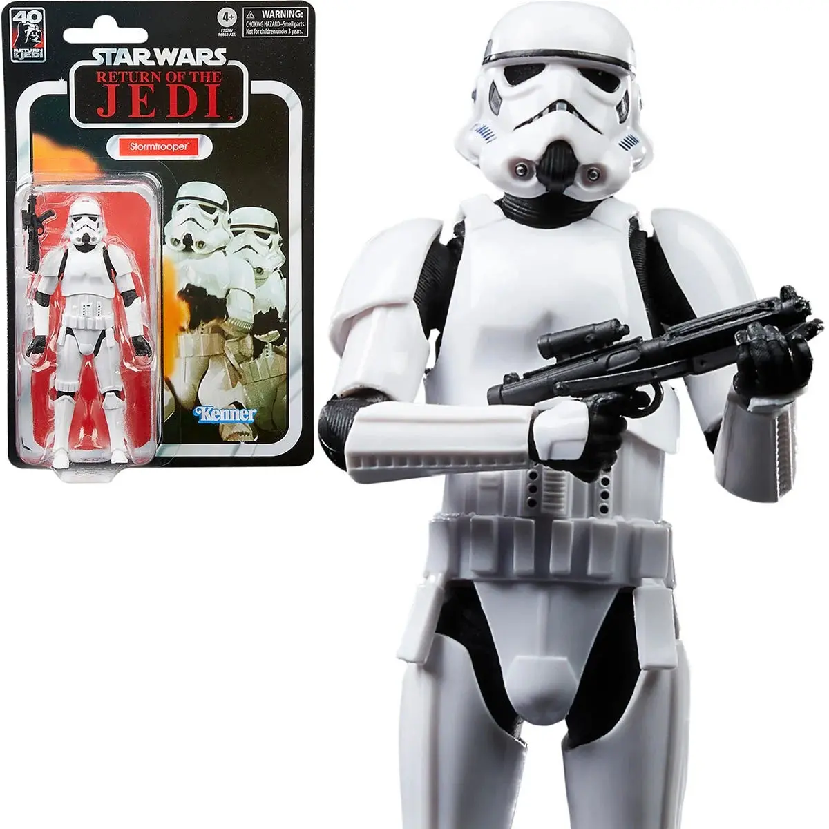 Kenner - Star Wars: The Black Series - Return Of The Jedi 40Th - Stormtrooper Action Figure (F7079) 1