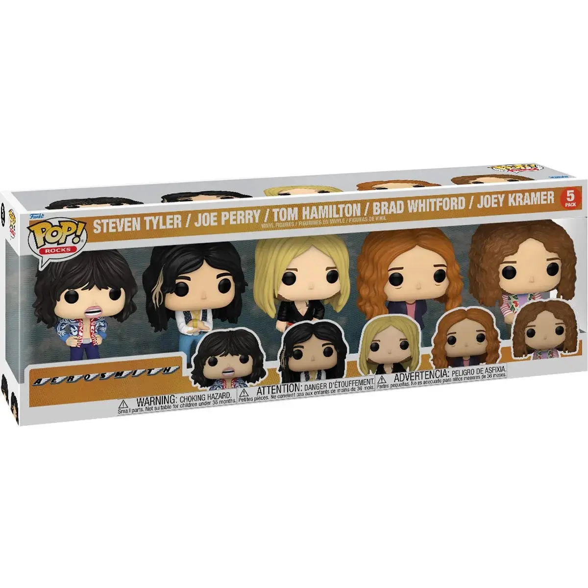 Funko Pop! Rocks - Aerosmith 5-Pack Vinyl Figures (77189) Low Stock 1