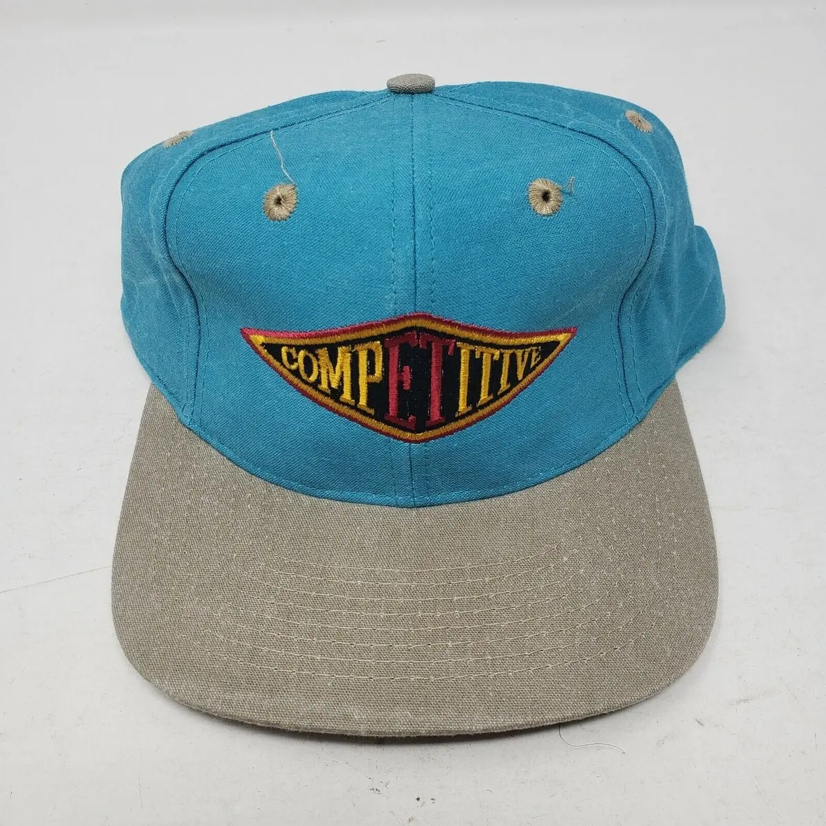 Vintage Competitive Kati Sportcap Strapback Baseball Hat Mens Os Turquoise 1