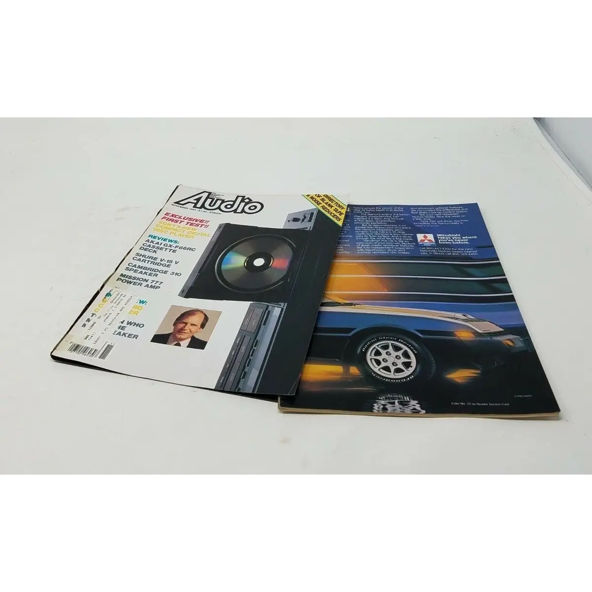 Vintage November 1982 Audio Magazine High Fidelity Electronics Advertisements 1