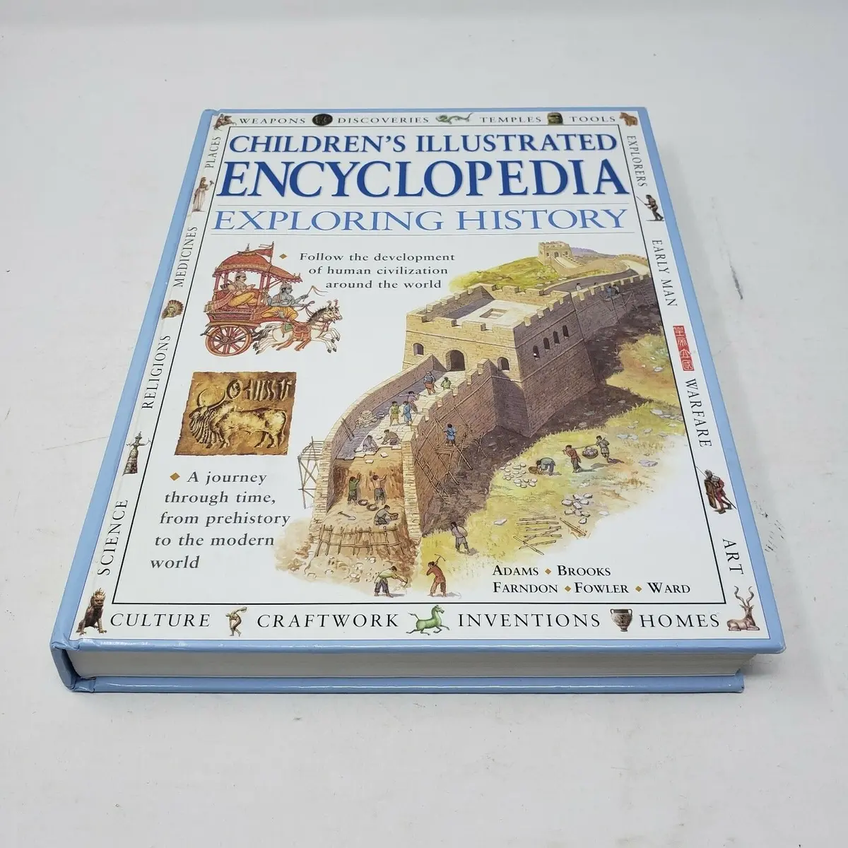 Children's Illustrated Encyclopedia Exploring History Hardcover Book 1St Edition 1